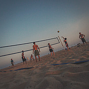 Beach Volleyball sur la plage de Morro Jable