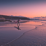 Magnifique coucher de soleil à La Pared 