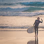 totalement dépendant du surf