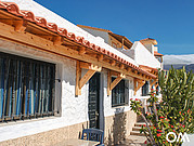 derrière Morro Jable se trouvent les plus hautes montagnes de Fuerteventura