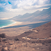Accès à Cofete sur l'île de Fuerteventura