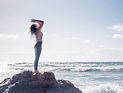 Yoga à la plage à La Pared avec Lisa