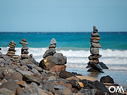 Pierres sur la plage de Costa Calma, Fuerteventura