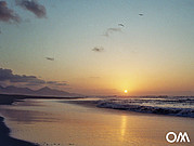 Coucher de soleil sur la côte ouest